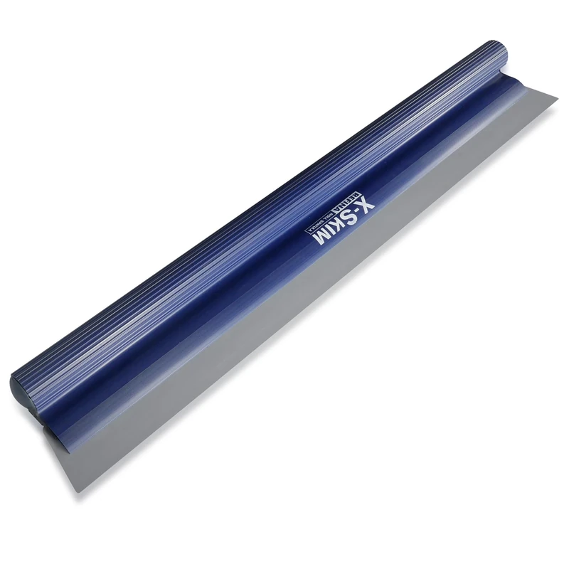 REFINA X-Skim Skimming Blade - 36” (900mm) Plastering Spatula with Interchangeable Plastic Blade - Plazi Roll Grip Skimming Spatula - Rendering, Flooring, Drywalling & Plastering Tools