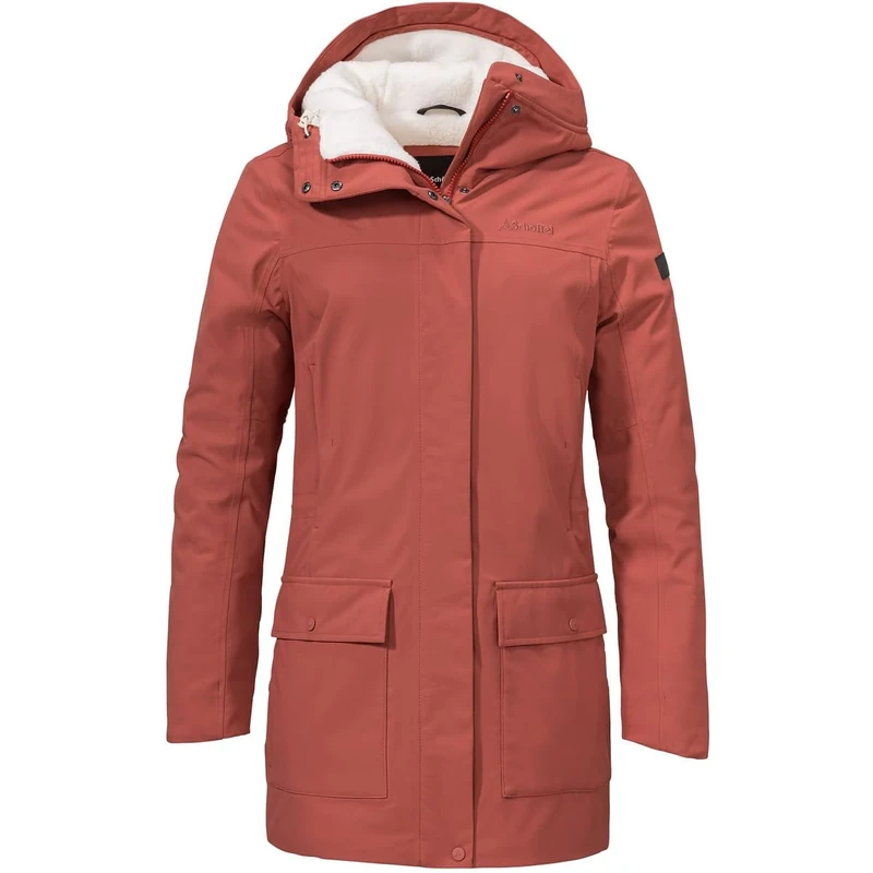 Schöffel Rotterdam Women's Ins. Parka L, Burlwood, XS/S