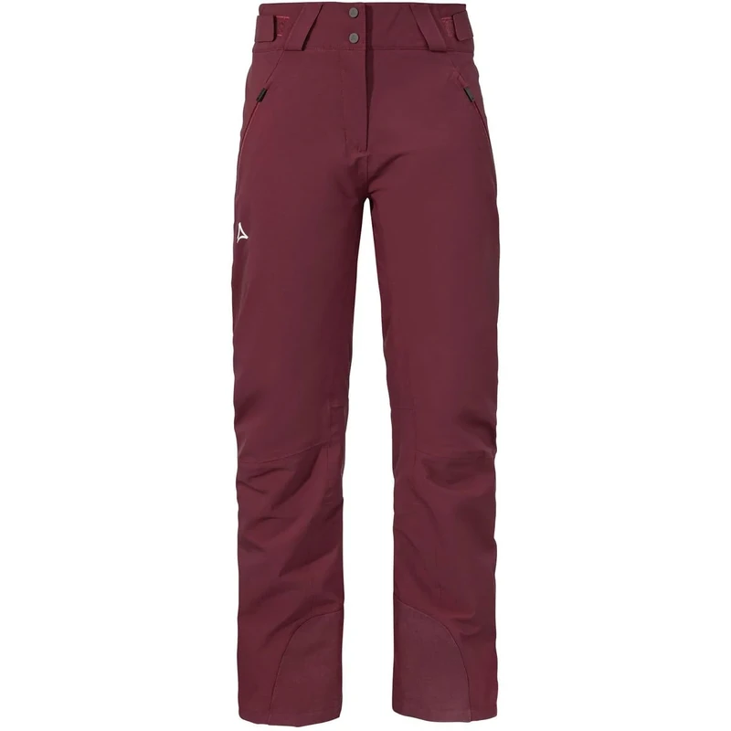 Schöffel Weissach Women's Ski Trousers, L Trousers, Dark Burgundy, 36