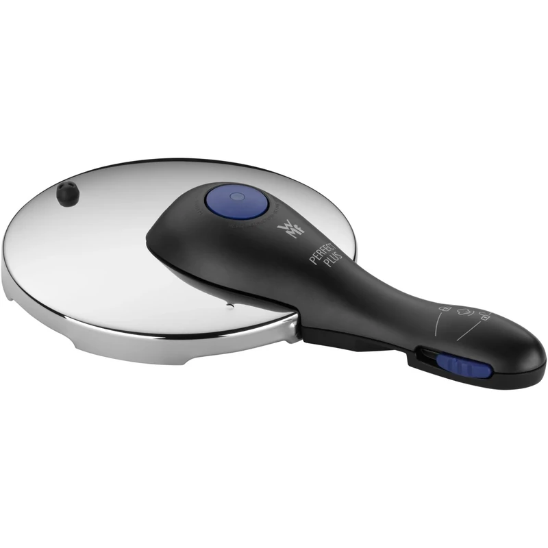 WMF Perfect Plus Replacement Lid for Pressure Cooker, 2.5 L, 18 cm, Polished Cromargan Stainless Steel, Plastic Handle, 2 Cooking Levels