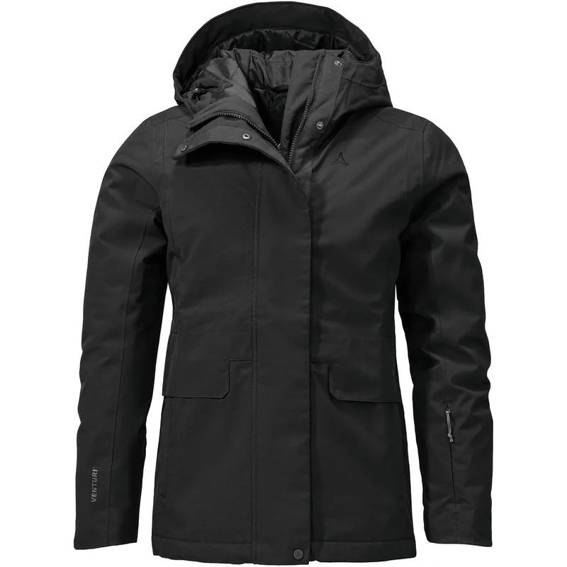 Schöffel Women's Ins Jacket Antwerpen L, black, XS/S
