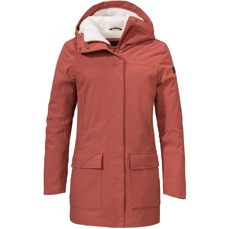 Schoffel Rotterdam Women's Insulated Parka - Burlwood L