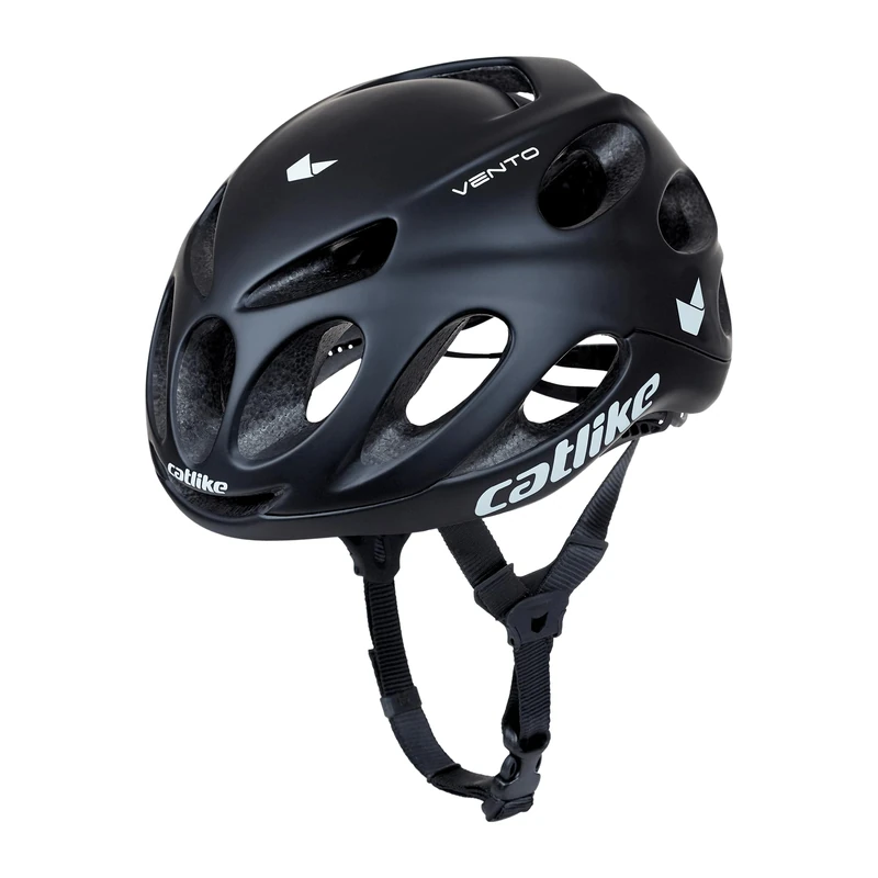 CATLIKE 7100300001 – VENTO Road Helmet Size L (58–60cm) Protection and Aerodynamics for the Most Demanding Riders, Black