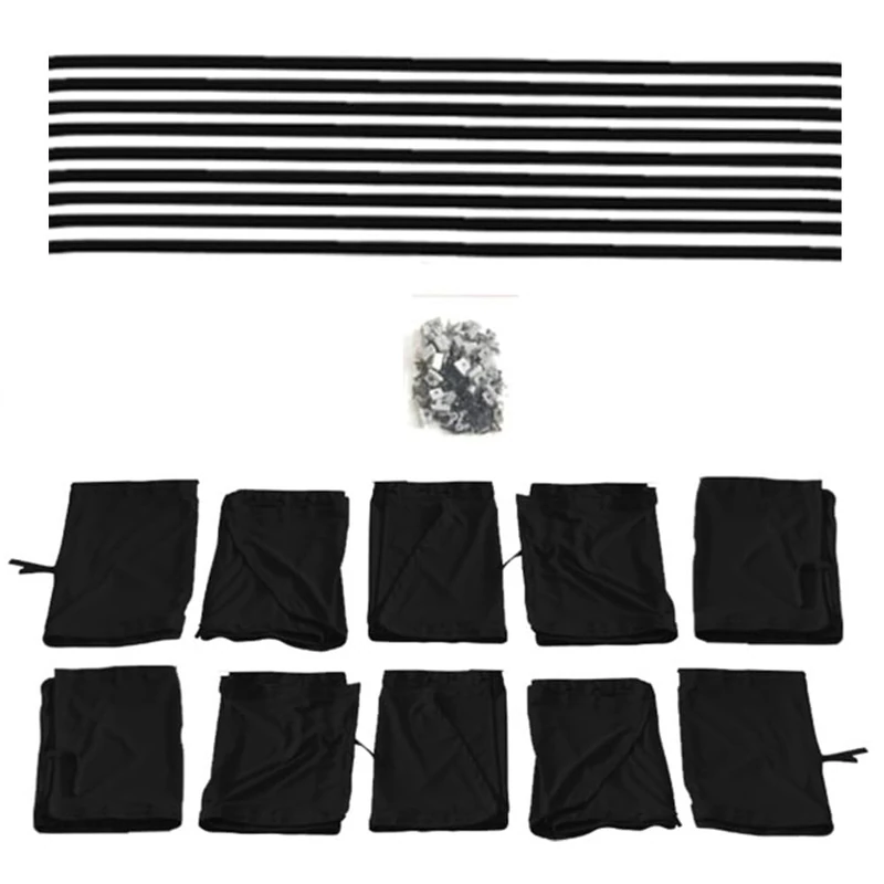 BREMER SITZBEZÜGE Curtains for Mercedes Vito W447 Medium Wheelbase from 2014 (728) in Black