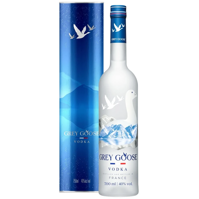 GREY GOOSE Premium French Vodka with Limited Edition Gift Tin, 40% ABV, 70cl / 700ml, Made in France using natural ingredients