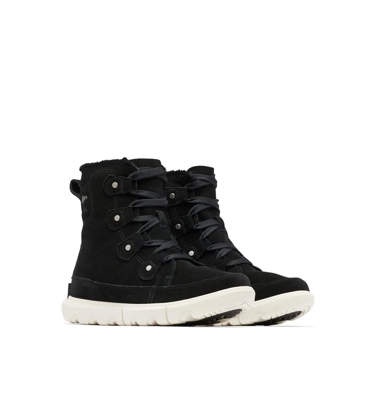 Sorel Womens Explorer Joan Wp Fashion Boot, Black Fawn Explorer Next Joan, 8 UK