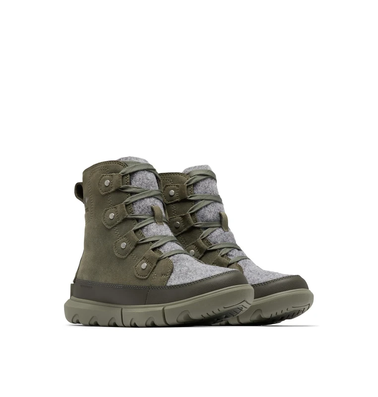 Sorel Womens Explorer Joan Wp Fashion Boot, Stone Green Alpine Tundra Explorer Next Joan, 5.5 UK