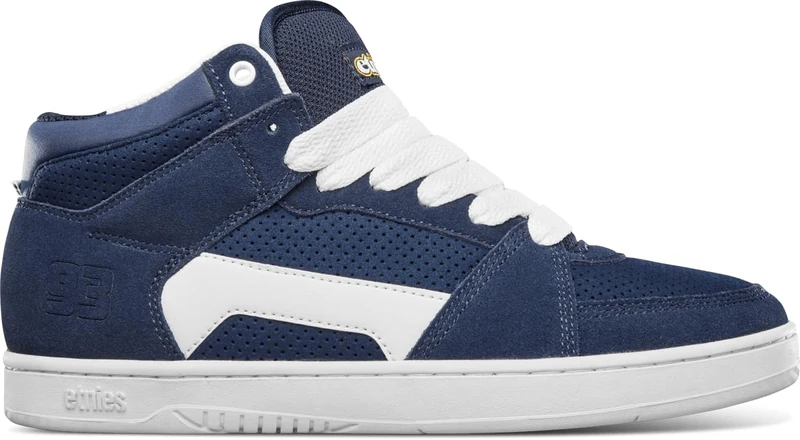 Etnies Men's MC Rap HI Skate Shoe, Navy/White, 6 UK