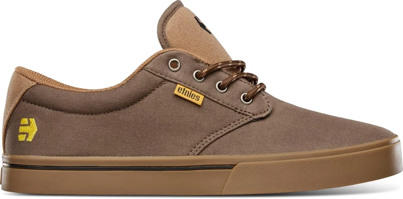 Etnies Jameson 2 Eco Sustainable Skate Style, Reinforced Cupsole, Cushioned Feel, Everyday Sneakers, Vegan - Brown/Brown - 4