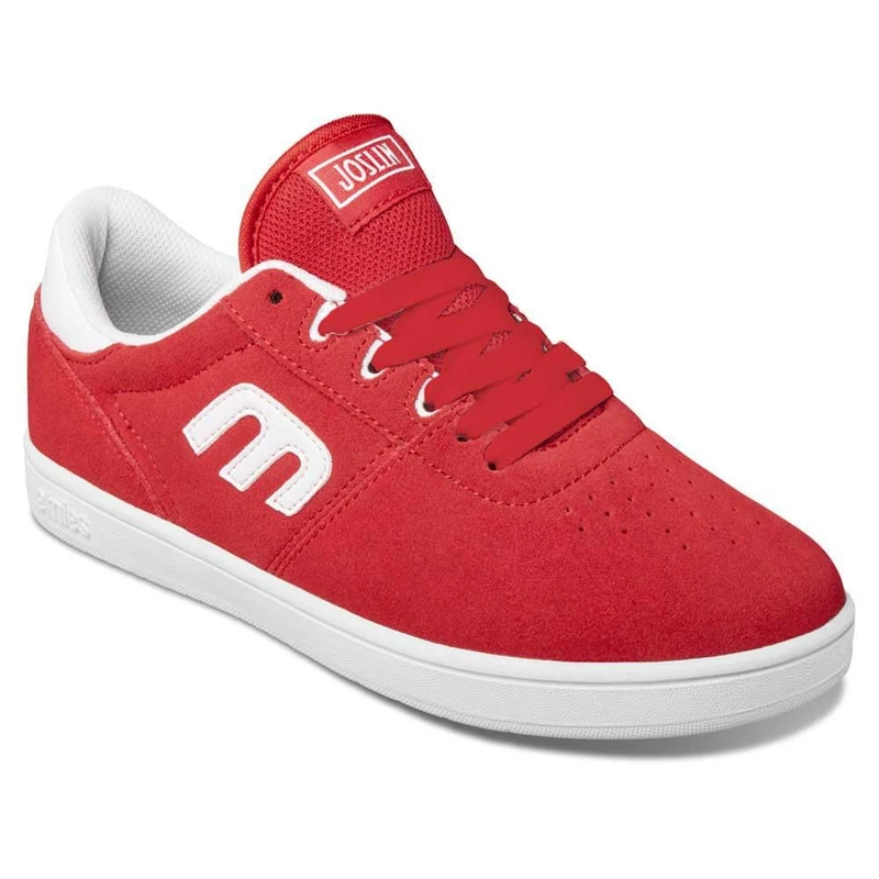 Etnies Kids JOSL1N, Skate Shoe, RED/White,