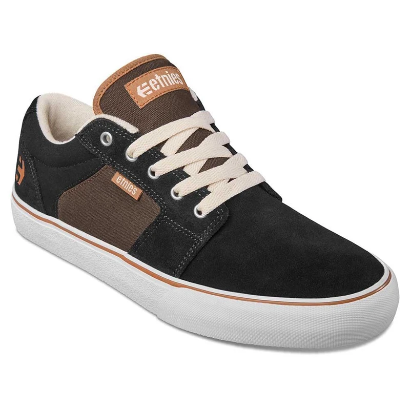 Etnies Men's Barge LS Skate Shoe, Black/Brown, 6.5 UK