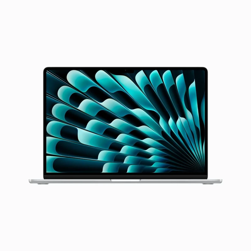 Apple 2023 MacBook Air laptop with M2 chip: 15.3-inch Liquid Retina display, 8GB RAM, 512GB SSD storage, backlit keyboard, 1080p FaceTime HD camera, Touch ID. Works with iPhone/iPad; Silver