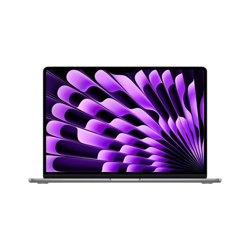 Apple 2023 MacBook Air laptop with M2 chip: 15.3-inch Liquid Retina display, 8GB RAM, 512GB SSD storage, backlit keyboard, 1080p FaceTime HD camera, Touch ID. Works with iPhone/iPad; Space Grey