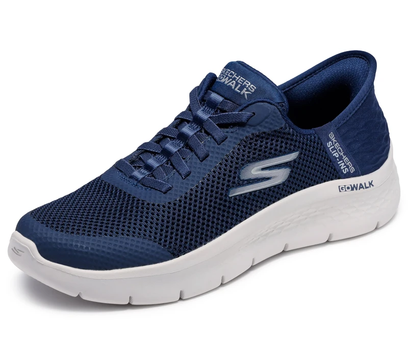 Skechers Women's GO Walk Flex Grand Entry Sneaker, Navy, 4 UK
