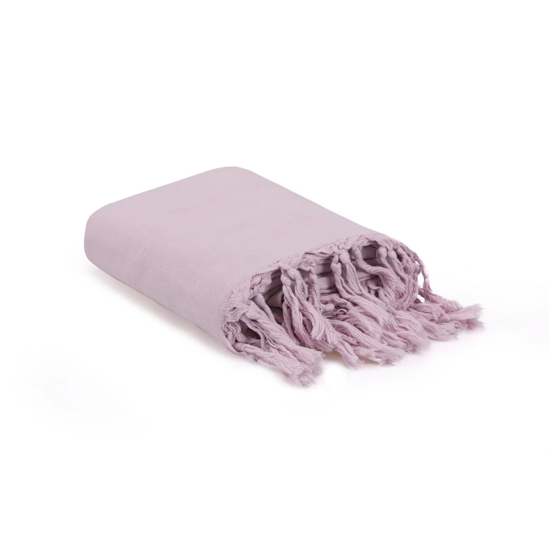 WELL HOME MOBILIARIO & DECORACIÓN Sofa-Plaid Cover 150 x 200 Pale Pink - Image 1