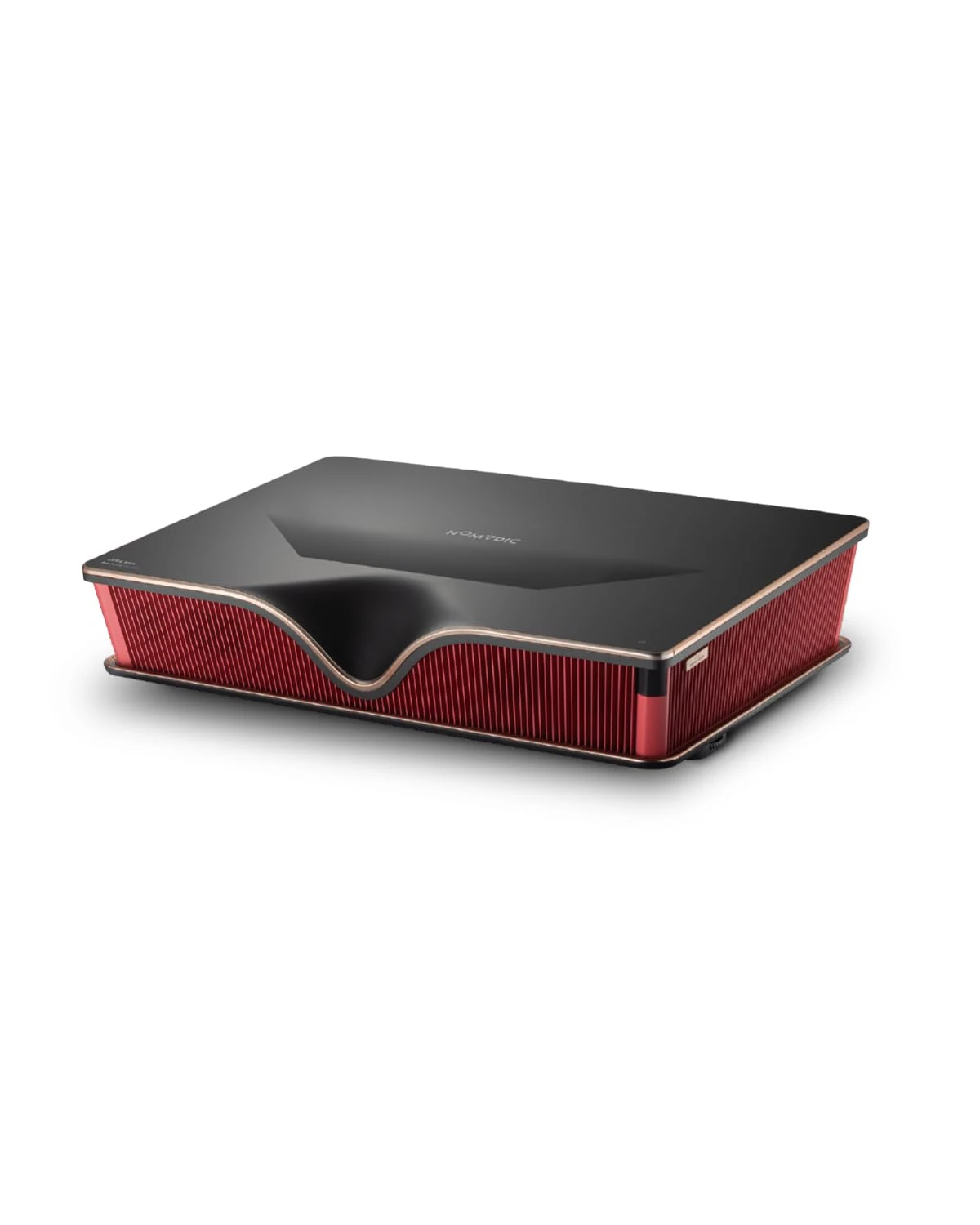 NOMVDIC P2000 4K Ultra Short Throw Triple Laser Projector, 2500 ANSI Lumen, 50W Speaker, Dolby & DTS Support, 3D, HDR10, UST Laser TV for Home Cinema