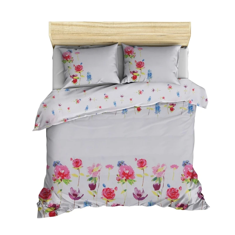 WELL HOME MOBILIARIO & DECORACIÓN Duvet Cover Set + 2 Pillowcases 240 x 220 cm White Fuchsia Blue Lilac Green