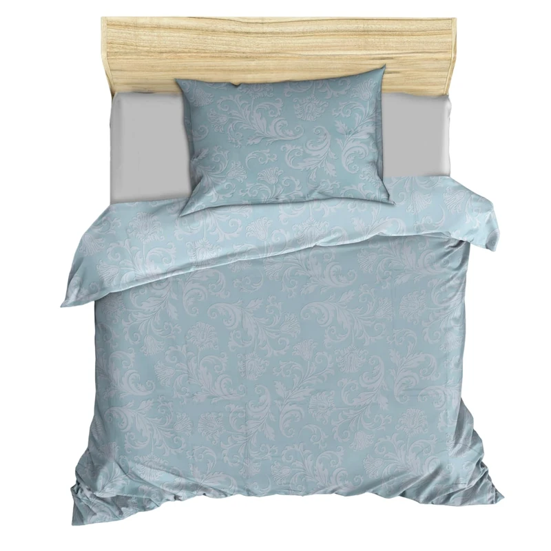 Duvet Cover Set + 1 Pillowcase Mint White