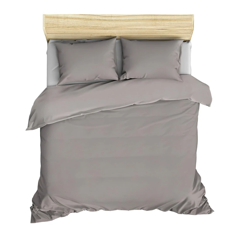 WELL HOME MOBILIARIO & DECORACIÓN Duvet Cover Set + 2 Pillowcases 240 x 220 Light Grey