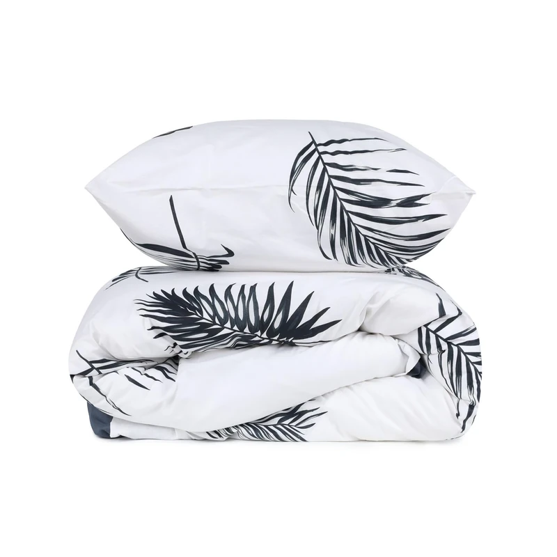 WELL HOME MOBILIARIO & DECORACIÓN Duvet Cover Set + 2 Pillowcases 240 x 220 White Black Dark Blue