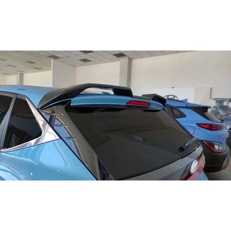 AUTO-STYLE Roof spoiler for Hyundai i20 III (BC3) 2020-, Rear, Unpainted, Self-Adhesive, Highworthy PU-Rim