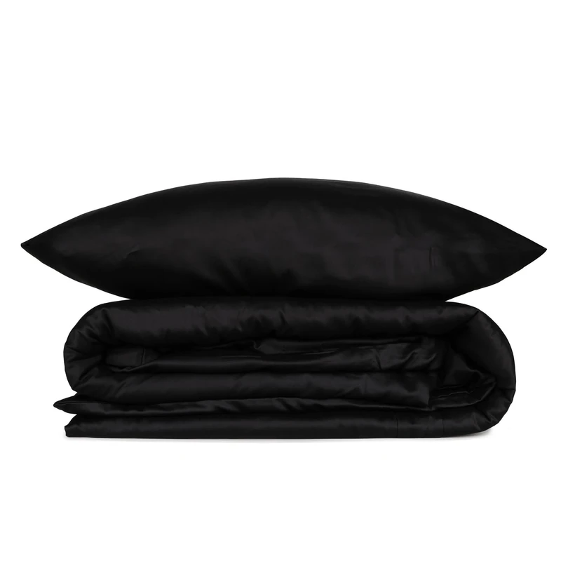 WELL HOME MOBILIARIO & DECORACIÓN Duvet Cover Set + 2 Pillowcases 240 x 220 cm Black