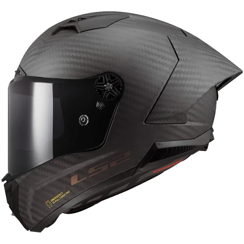 LS2 THUNDER GP AERO FF805. Full Face 6K Carbon Motorcycle Helmet. Matt Carbon. (L) 59-60 cm - Image 1