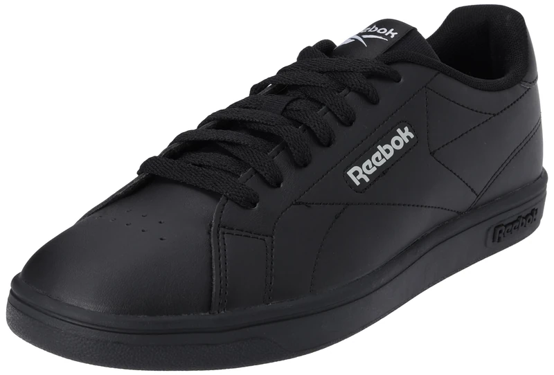 Reebok Unisex Adult Court Clean Black/Black/PUGRY3 9