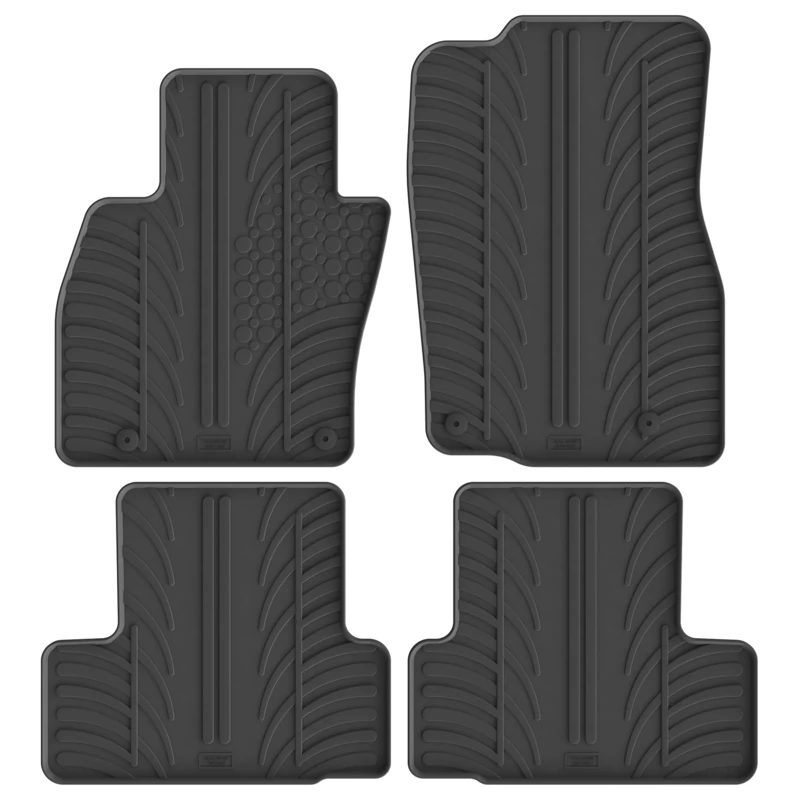 Gledring Set of Rubber Mats Compatible with Mazda CX-60 Hybrid 2022- (T Profile, 4 Pieces)