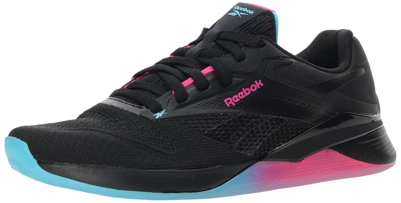 Reebok Unisex Adult Nano X4 Black/BOLCYA/LASPIN 11