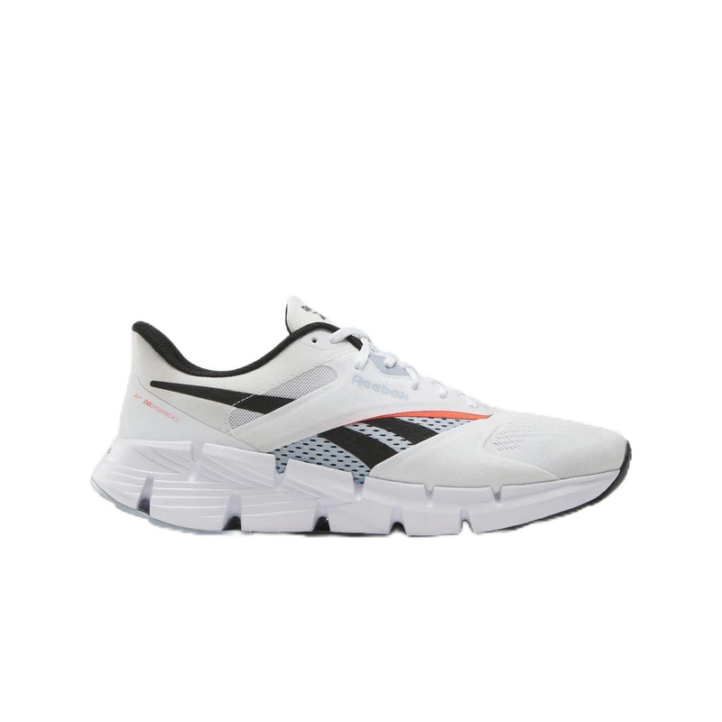 Reebok Unisex Zig Dynamica 5 Sneaker, White Red Black, 5 UK