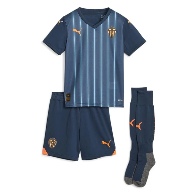 Valencia CF Season 2023/2024 Official Away Minikit Unisex Kids Puma MiniKits 98