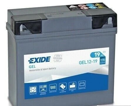 EXIDE GEL 12-19 Battery 19amp BMW K1200GT 2006 on, K1300GT, K1600GT, K1600GTL