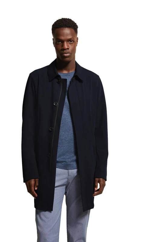 bugatti Men's 534332-59800 Coat, Navy-390, 48