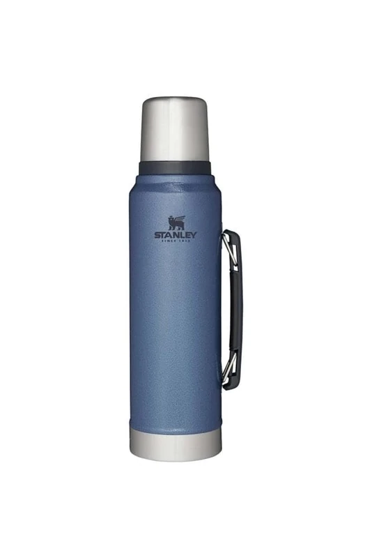 Stanley Classic Legendary Thermal Flask 1L - Keeps Hot Or Cold for 24 Hours - BPA-Free Insulated Bottle - Stainless Steel Coffee Flask - Leakproof - Dishwasher Safe - Hammertone Lake