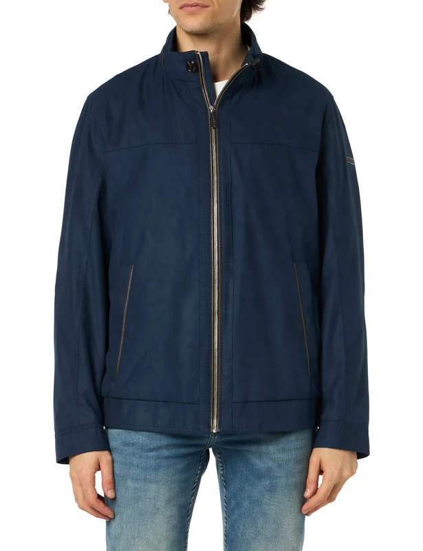 bugatti Men's jacket, Navy-380
