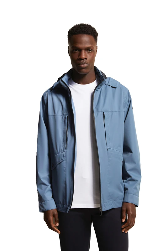 bugatti Men's jacket, Blue-grey-330, 48 cm