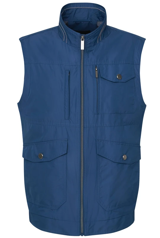 bugatti Men's 578100-59052 Vest, Navy-380, 40