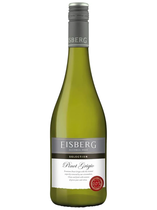 Eisberg Selection Pinot Grigio Alcohol Free 6x75cl, 0.0% ABV