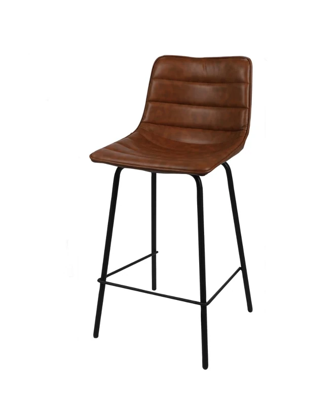 Urban living Brooklyn Industrial Bar Stool, Metal, Large - Image 1