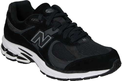 New Balance Men's 2002R Shoes, Black/Phantom/Gunmetal/White, 8.5/M