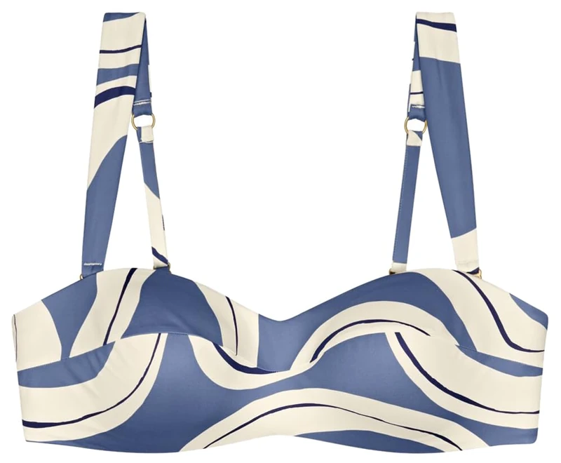Triumph Women's Summer Allure DP Bikini top, Blue Combination, 38 / F