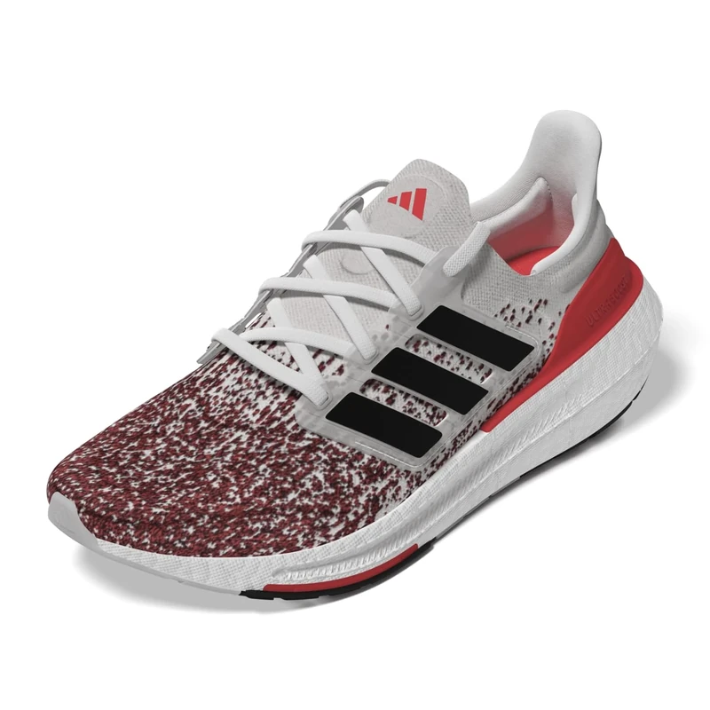 adidas Ultraboost Light, Shoes-Low (Not Football) Unisex-Adult, Chalk White/Core Black/Bright Red, 36 EU, Chalk White Core Black Bright Red, 3.5 UK