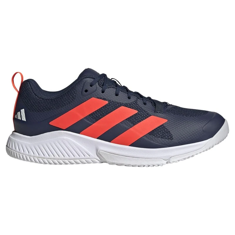 adidas Men's Court Bounce 2.0 M Shoes-Low (Non Football), Team Navy Blue 2 Solar Red FTWR White, 12 UK