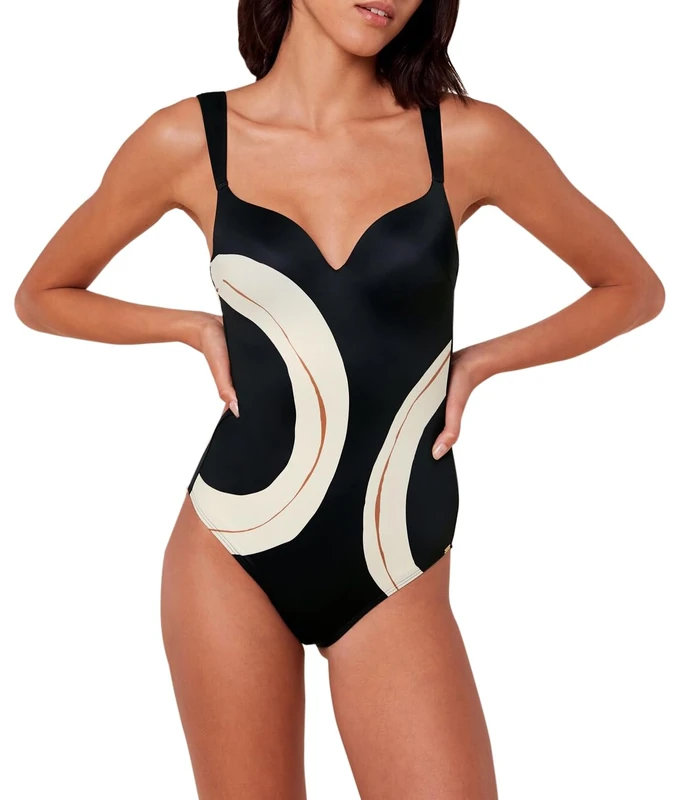 Triumph Summer Allure OWP 01 Black Combination, Black Combination, 10 UK/B - Image 1