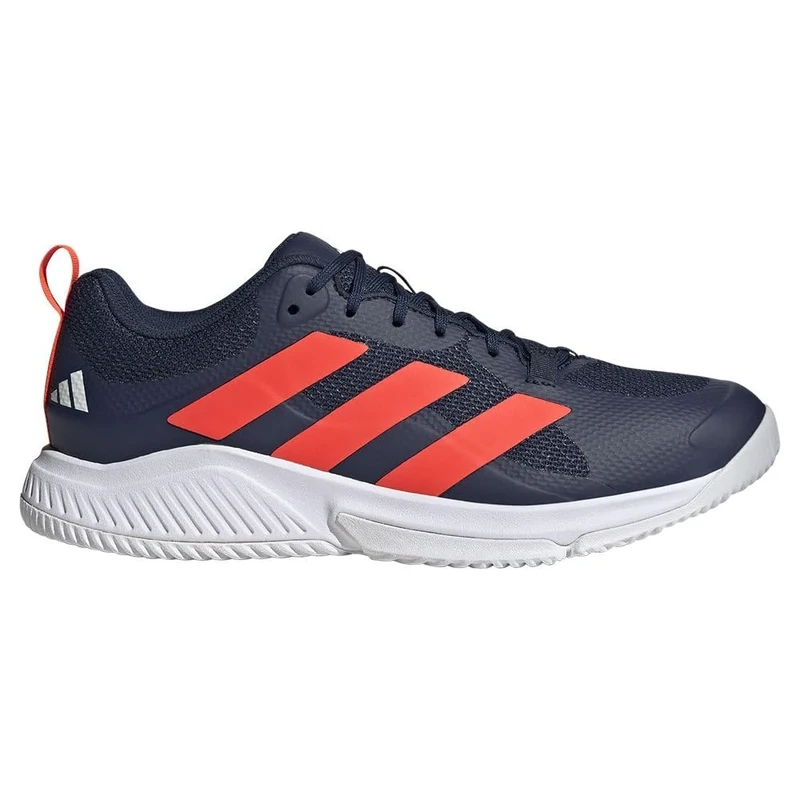 adidas Men's Court Bounce 2.0 M Shoes-Low (Non-Football), Team Navy Blue 2 Solar Red FTWR White, 5 UK