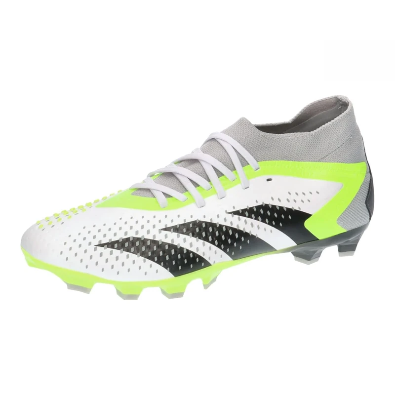 adidas Unisex Predator Accuracy.2 Mg Football Shoes (Multi Ground), FTWR White Core Black Lucid Lemon, 9.5 UK
