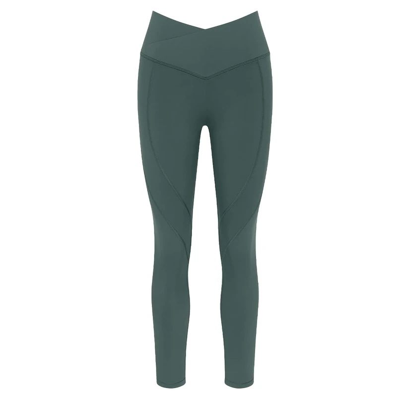 Triumph Women's Cardio Rtw High-Rise Leggings Pyjama Bottoms, Smoky Green, L
