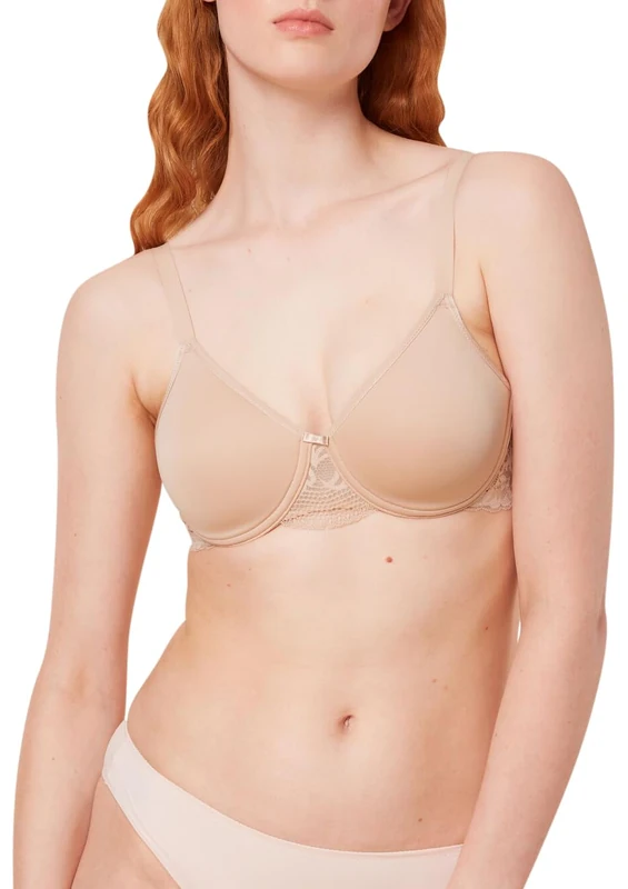 Triumph Women's Modern Lace + Cotton Wp Ex Bra, Neutral Beige, 42C
