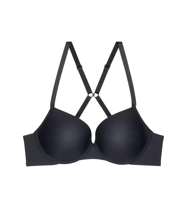 Triumph Women's Pure Micro WHP Bra, Sheer, Black, 30B - Image 1